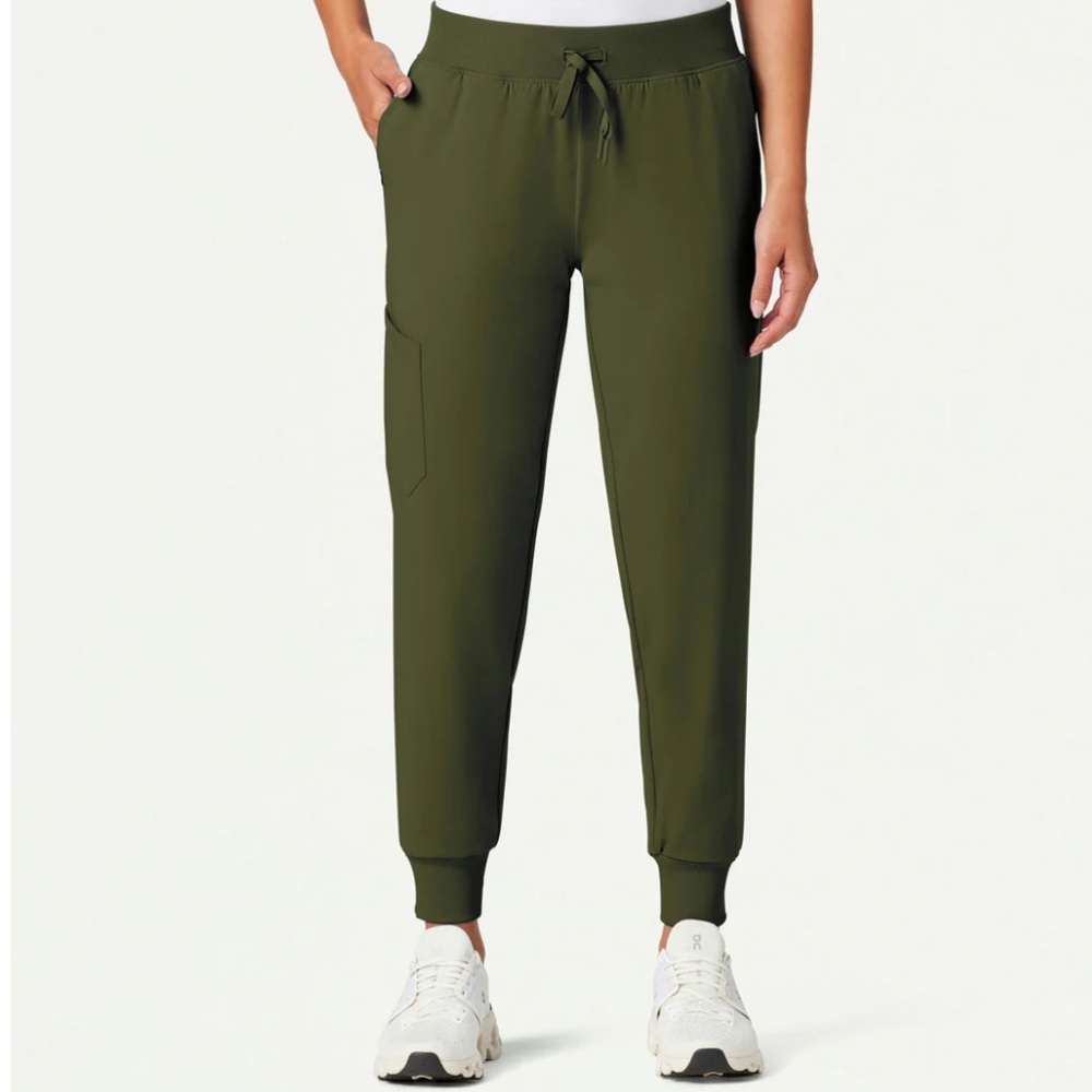 Jaanuu Silex Slim Knit-Waist Scrub Jogger